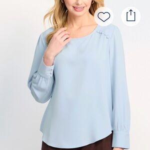 41 Hawthorn Sky Blue Blouse